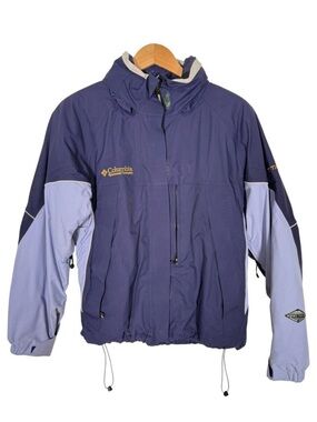Vintage Columbia Women's Omni Tech Titanium Ski Jacket Retro Purple L